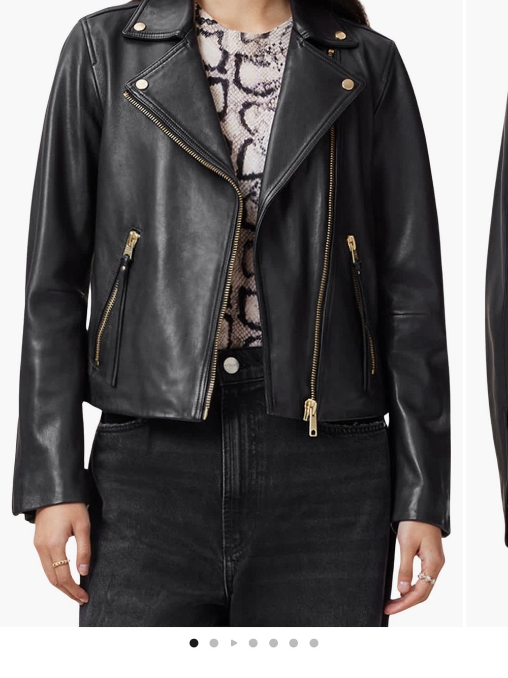 All Saints Leather Jacket